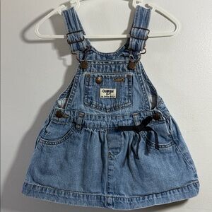 OshKosh B'gosh Light Blue Denim Baby Dress, PRELOVED, 12M